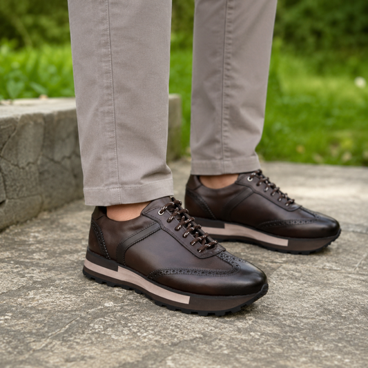 Zapatos Deportivas de Cuero Genuino®