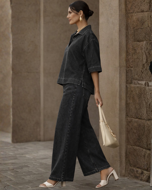 Conjunto Oversize de Denim Estilo Urbano®