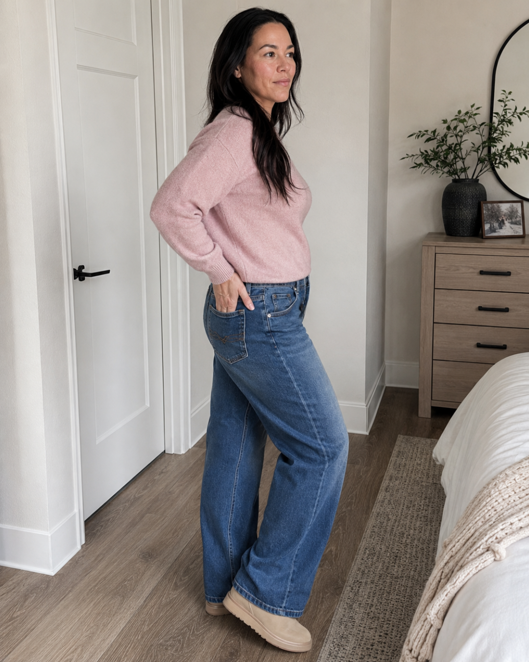 Jeans Wide Leg de Cintura Alta