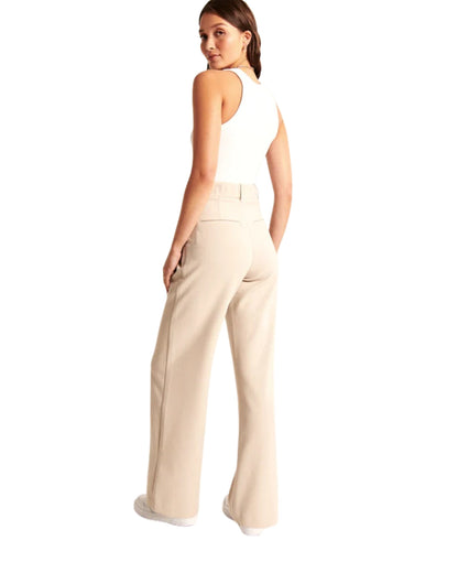 Pantalones Clásicos de Pierna Ancha para Mujer®