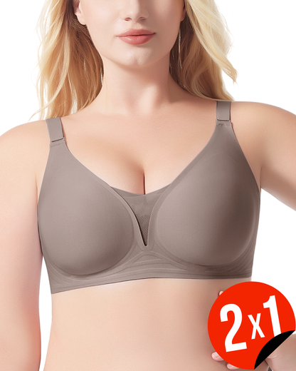Sujetador sin Aros con Escote en V (OFERTA 2X1)®
