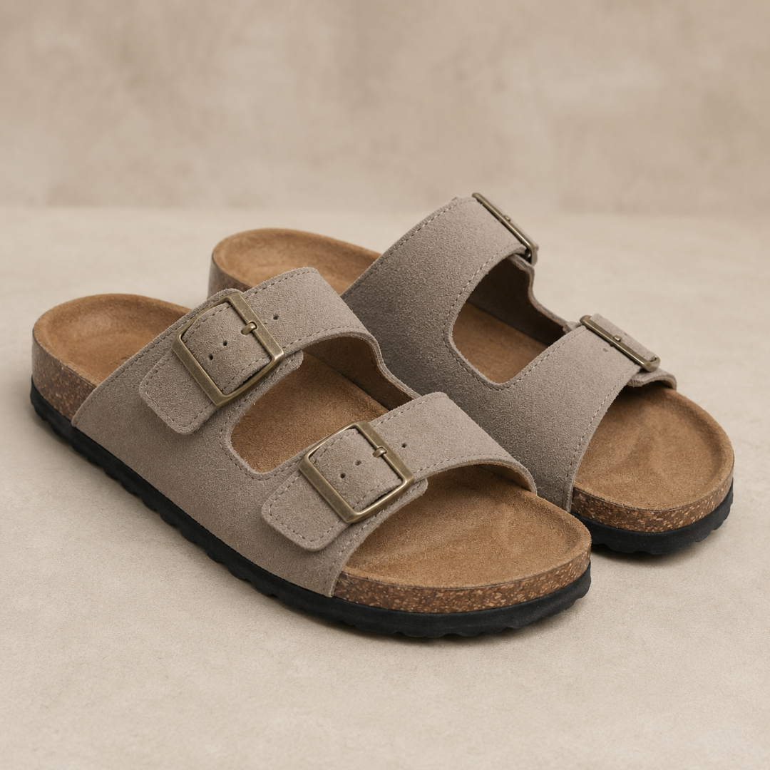 Sandalias de doble hebilla