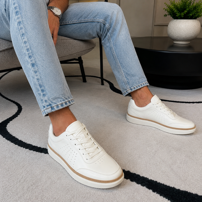 Zapatillas Casual de Hombre con Detalles Perforados y Suela Elevada®