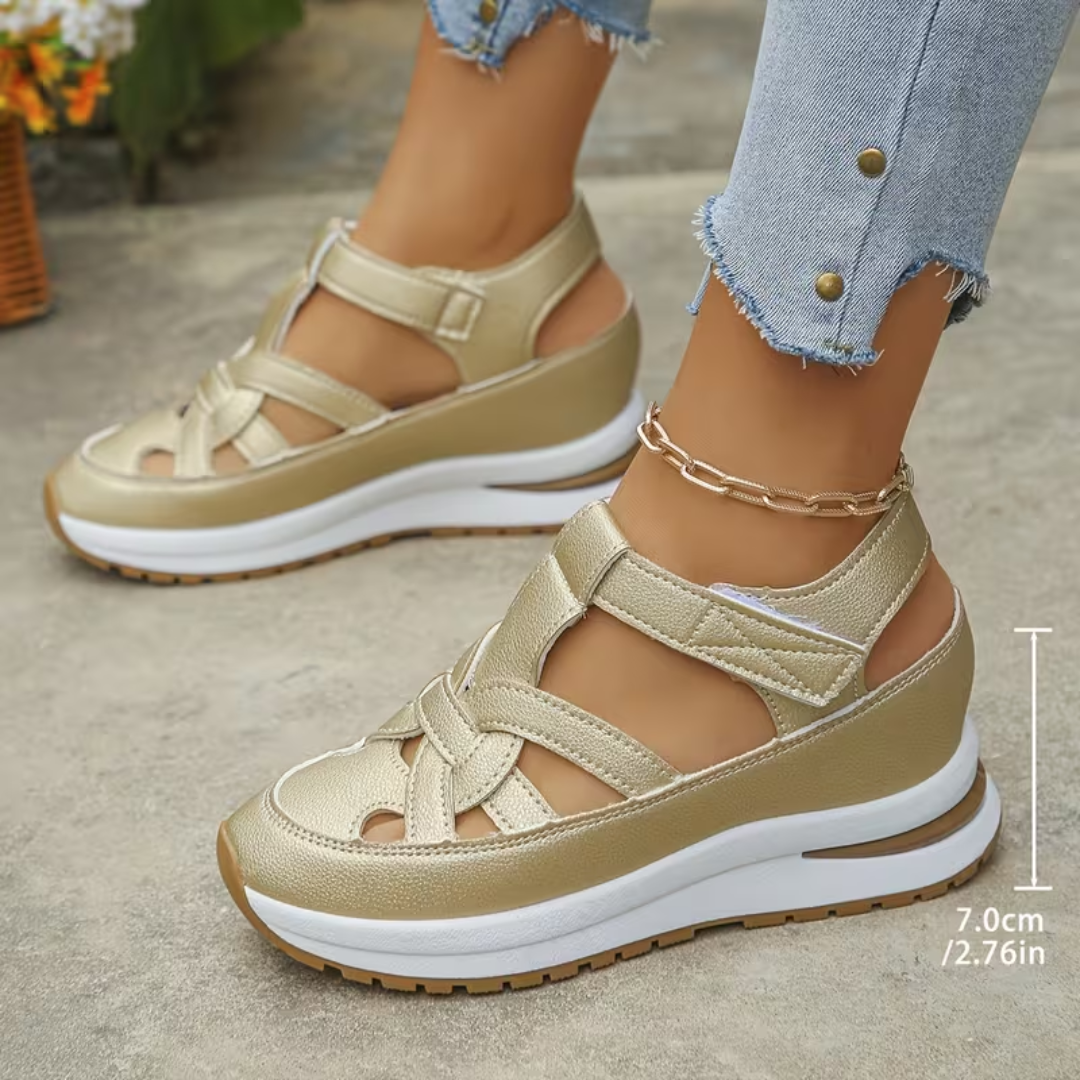 Sandalias Deportivas Ortopédicas con Cuña Calada