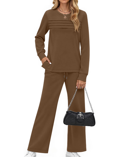 Conjunto de Suéter y Pantalón Casual