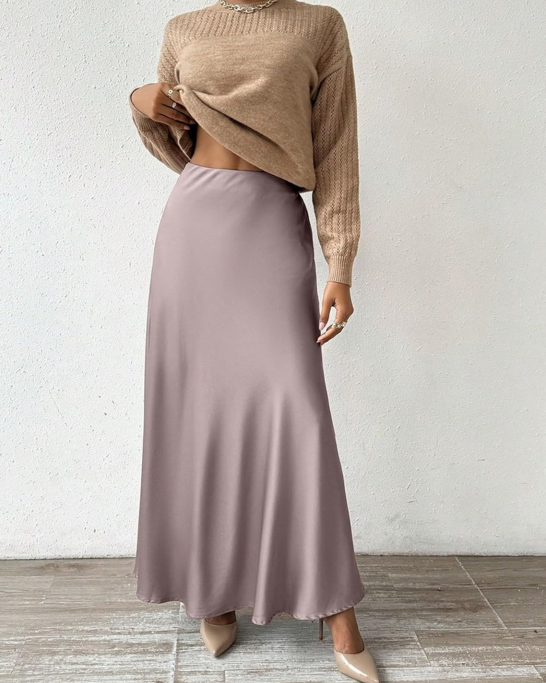 Falda Midi Málaga con Volantes