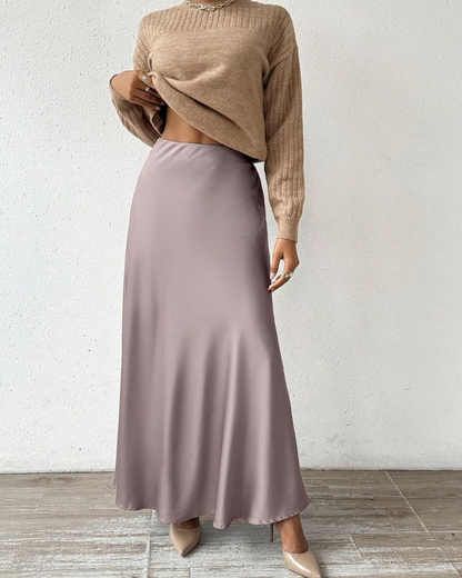 Falda Midi Málaga con Volantes