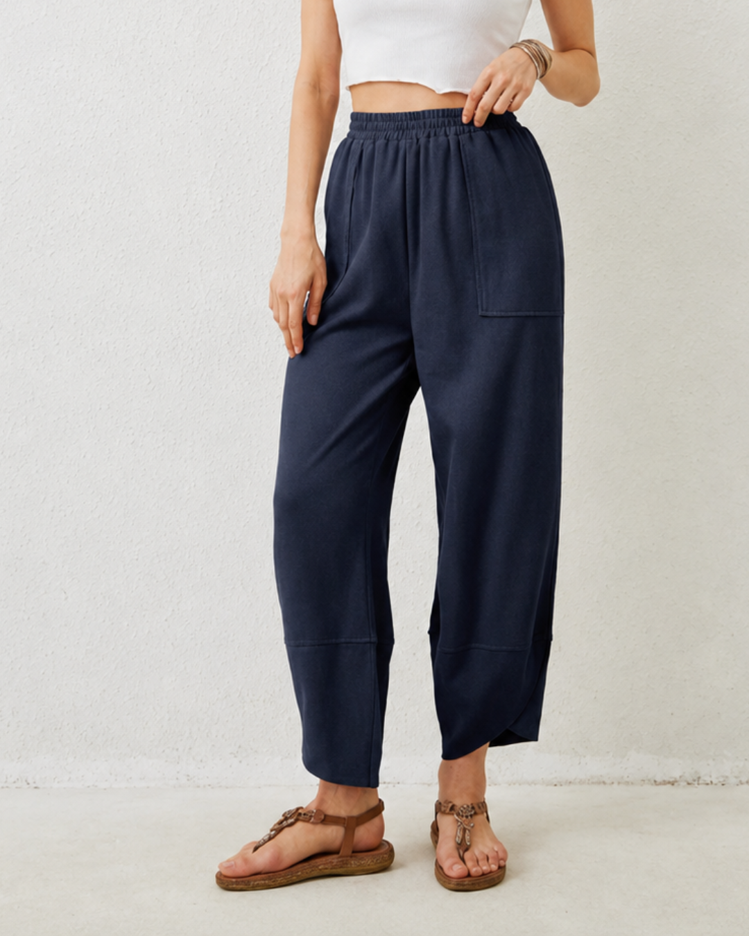 Pantalón Fluido de Cintura Elástica®