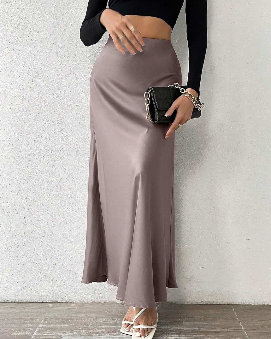 Falda Midi Málaga con Volantes