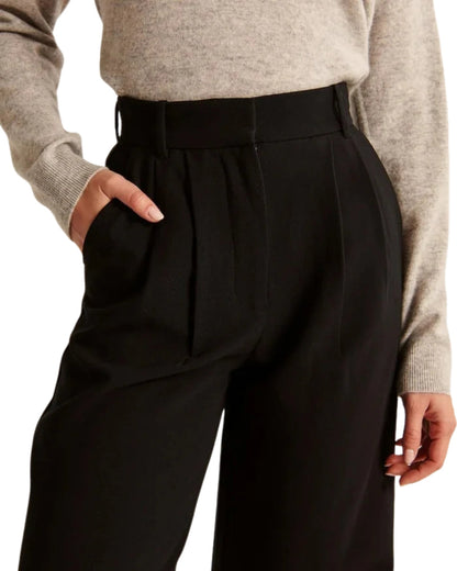 Pantalones Clásicos de Pierna Ancha para Mujer®