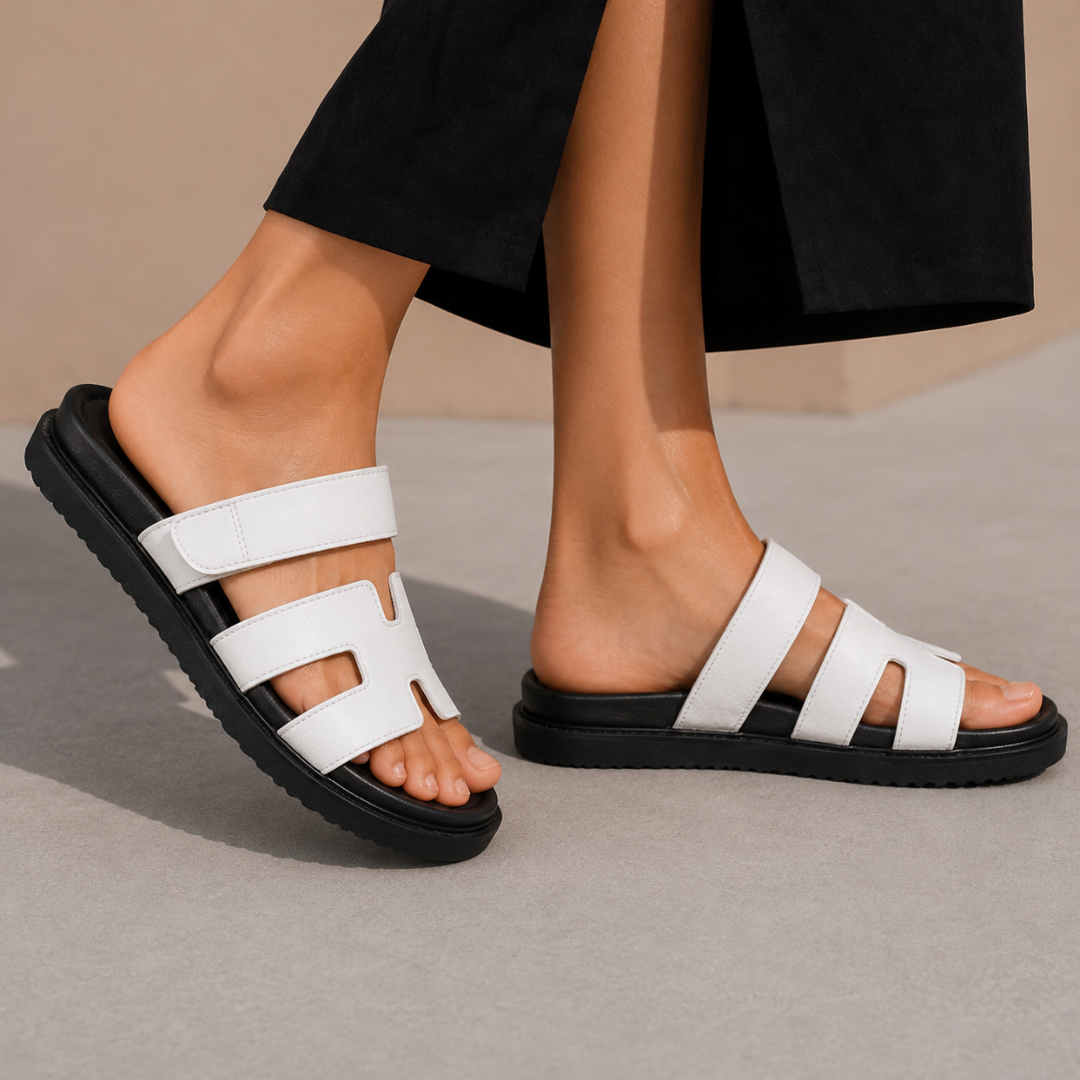 Chanclas Planas con Pala Troquelada