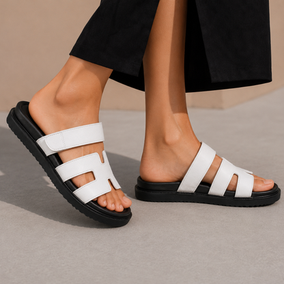 Chanclas Planas con Pala Troquelada