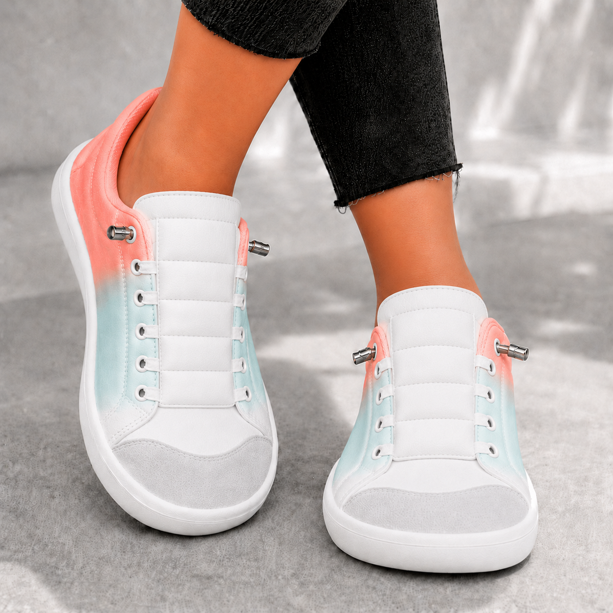 Zapatillas de Puntera Ancha y suela Flexible