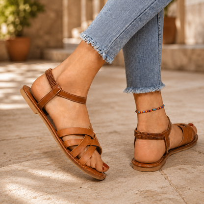 Sandalias Planas con Tiras Cruzadas®